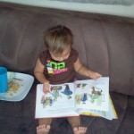 Reading some curious george