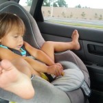 Coloring in the car seat