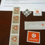 Ubuntu Stickers Arrived!